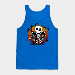 SKULL SYMBOL OF HAPPY HALLOWEN Tank Top